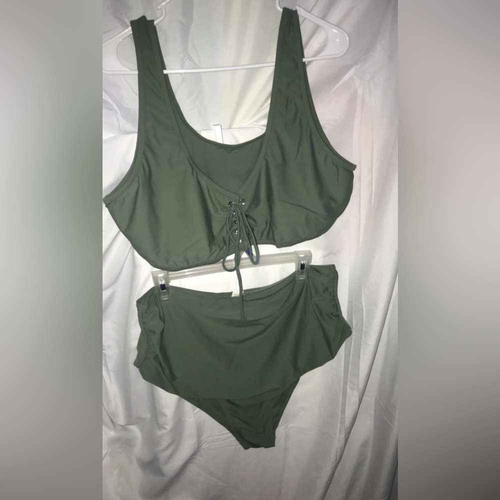 Green bikini size 3x